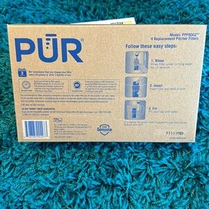 PUR Water Pitcher & Dispenser Replacement Filter 4pk, new
